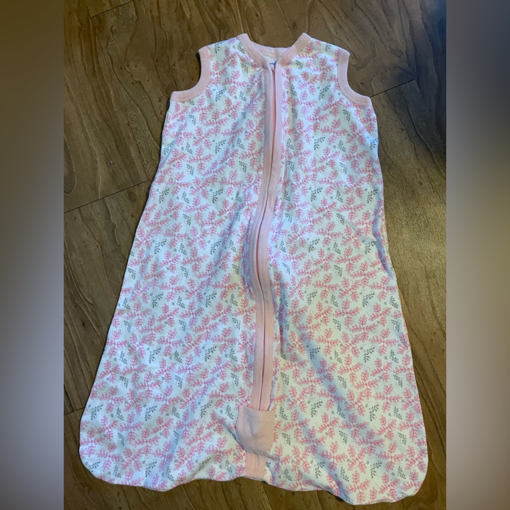Burt’s  bees, baby beekeeper,pink infant sleeper, medium, 6 to 12 months